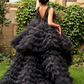 Odessa Ruffled Tulle Gown