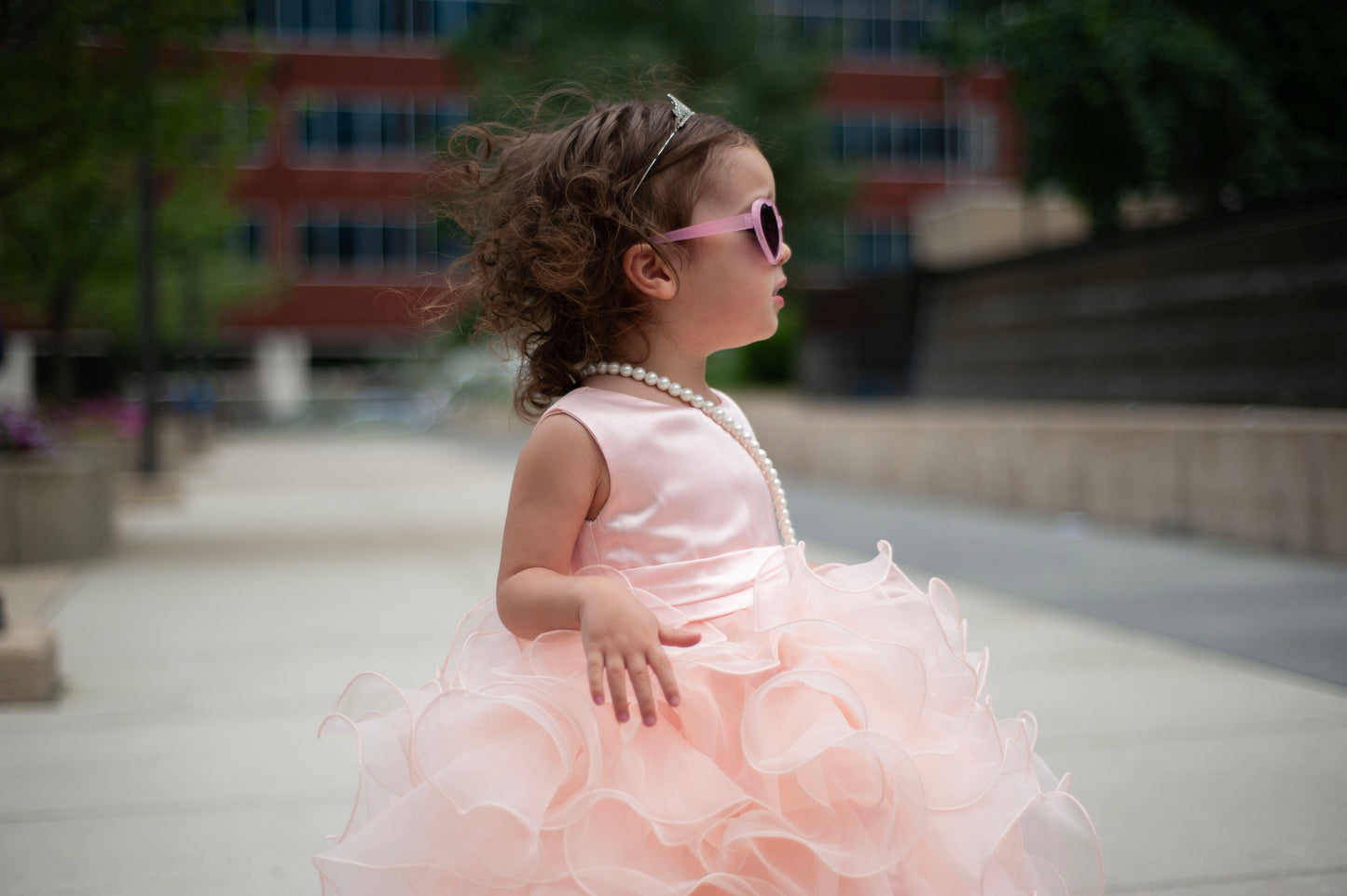 Latina Floral Organza Dress