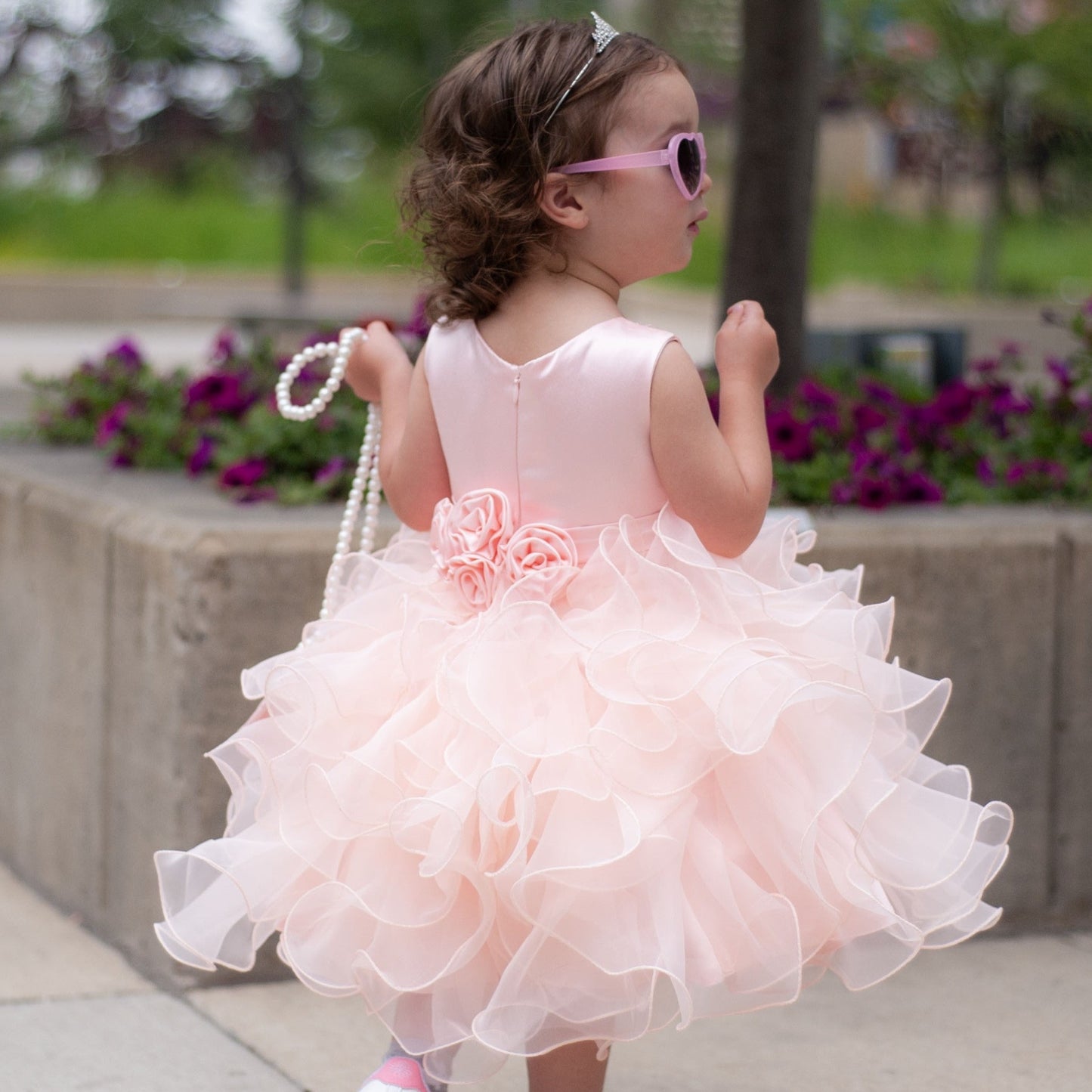 Latina Floral Organza Dress