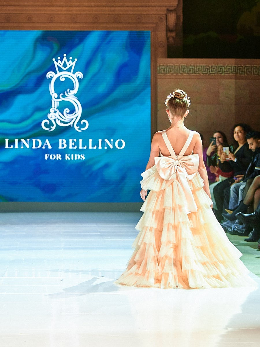 Monte Carlo Gown With Detachable Train Linda Bellino