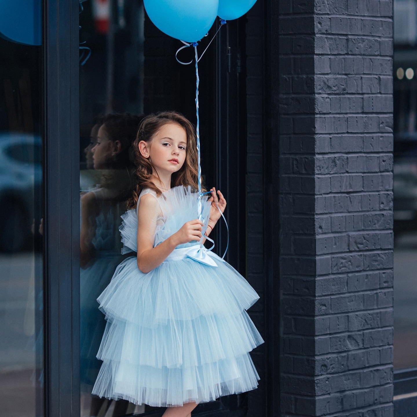 Santorini Layered Tulle Dress