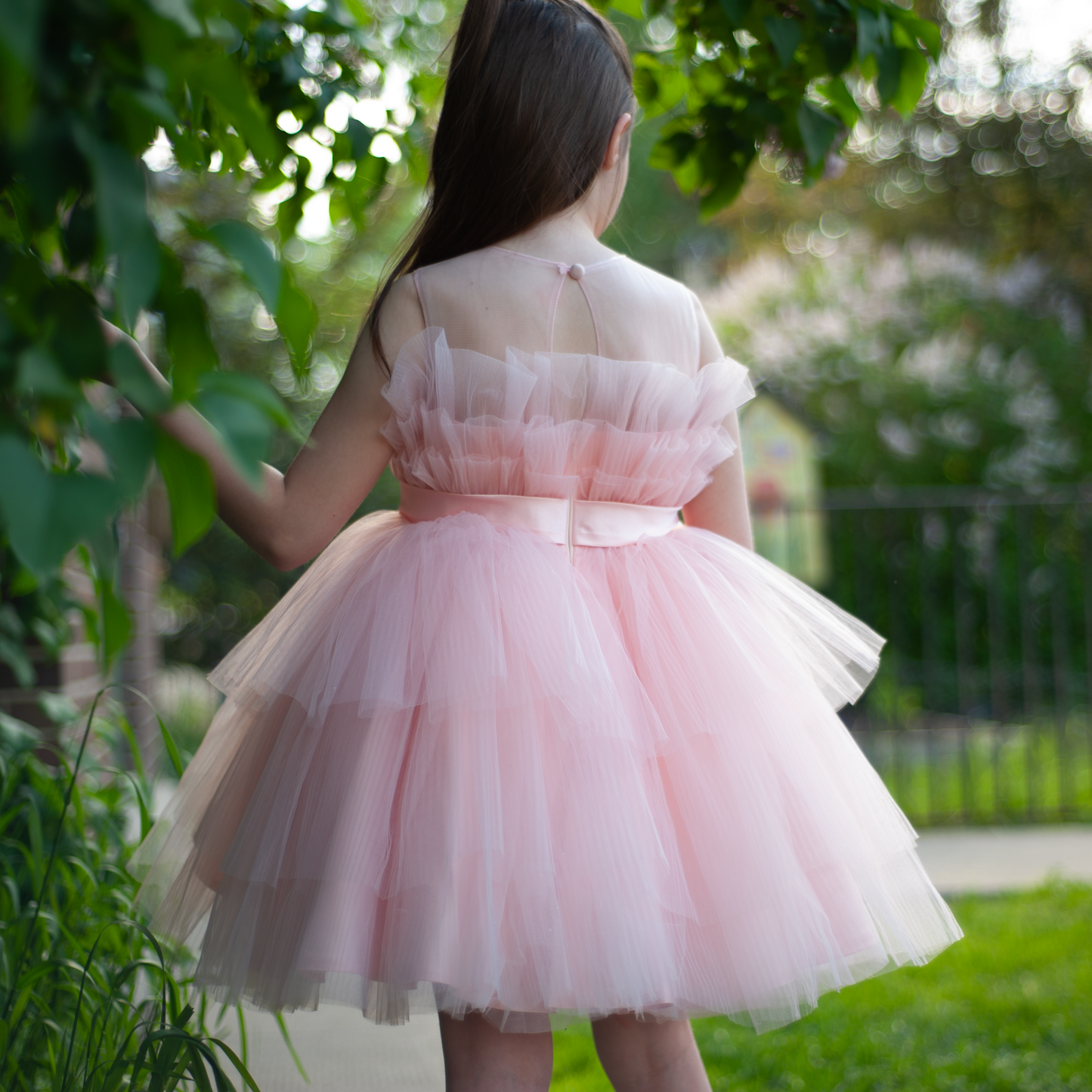 Santorini Layered Tulle Dress