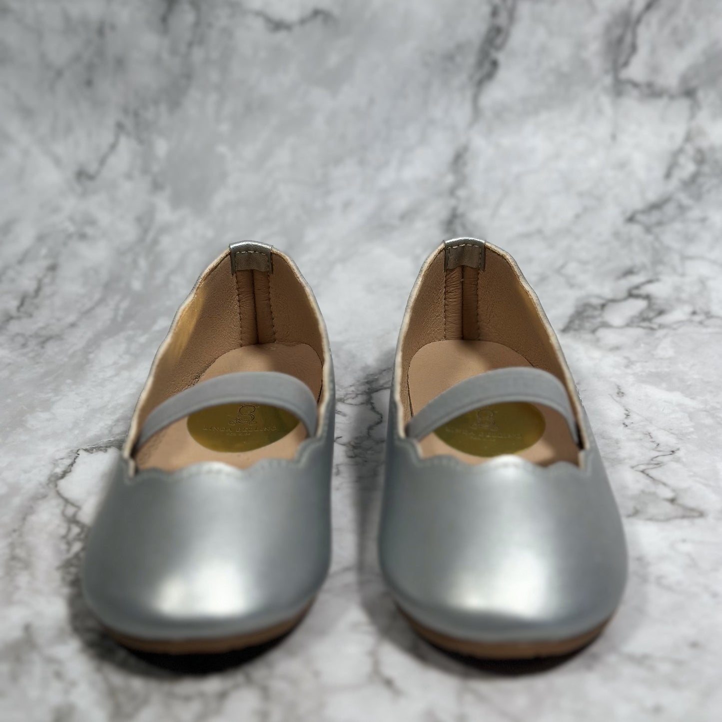 LB Mini Ballerina Flats- Silver