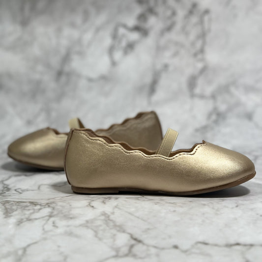 LB Mini Ballerina Flats | Gold