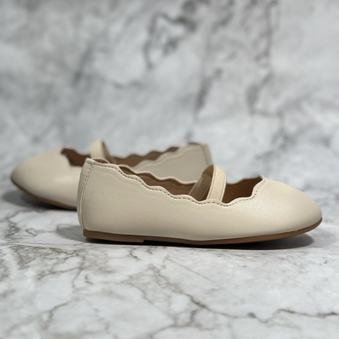 LB Mini Ballerina Flats | Beige