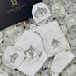 LB Lux Baby Gift Set | White | 9 Piece Set