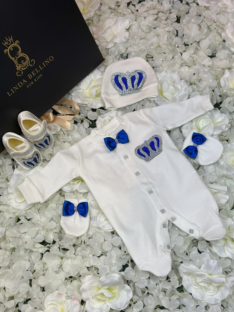 LB Lux Baby Gift Set | Blue | 4 Piece Set