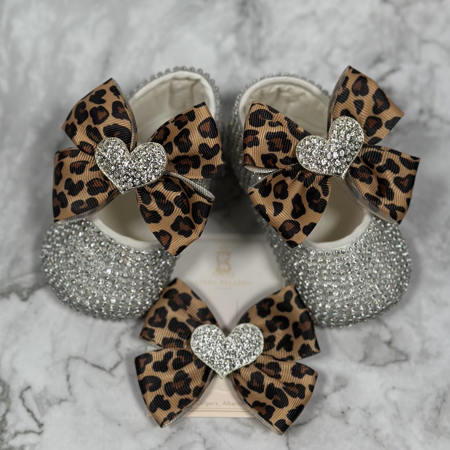 Linda Bellino Baby Luxe Set – Sparkly Shoes & Headband