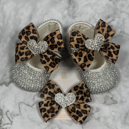 Linda Bellino Baby Luxe Set – Sparkly Shoes & Headband