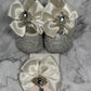 Linda Bellino Baby Luxe Set – Sparkly Shoes & Headband