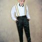 LB Creased Dress Pants - Black & Gold