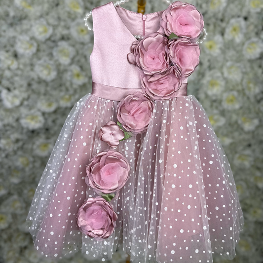 Linda Bellino Amalfi Dress – Satin & Tulle Elegance for Girls