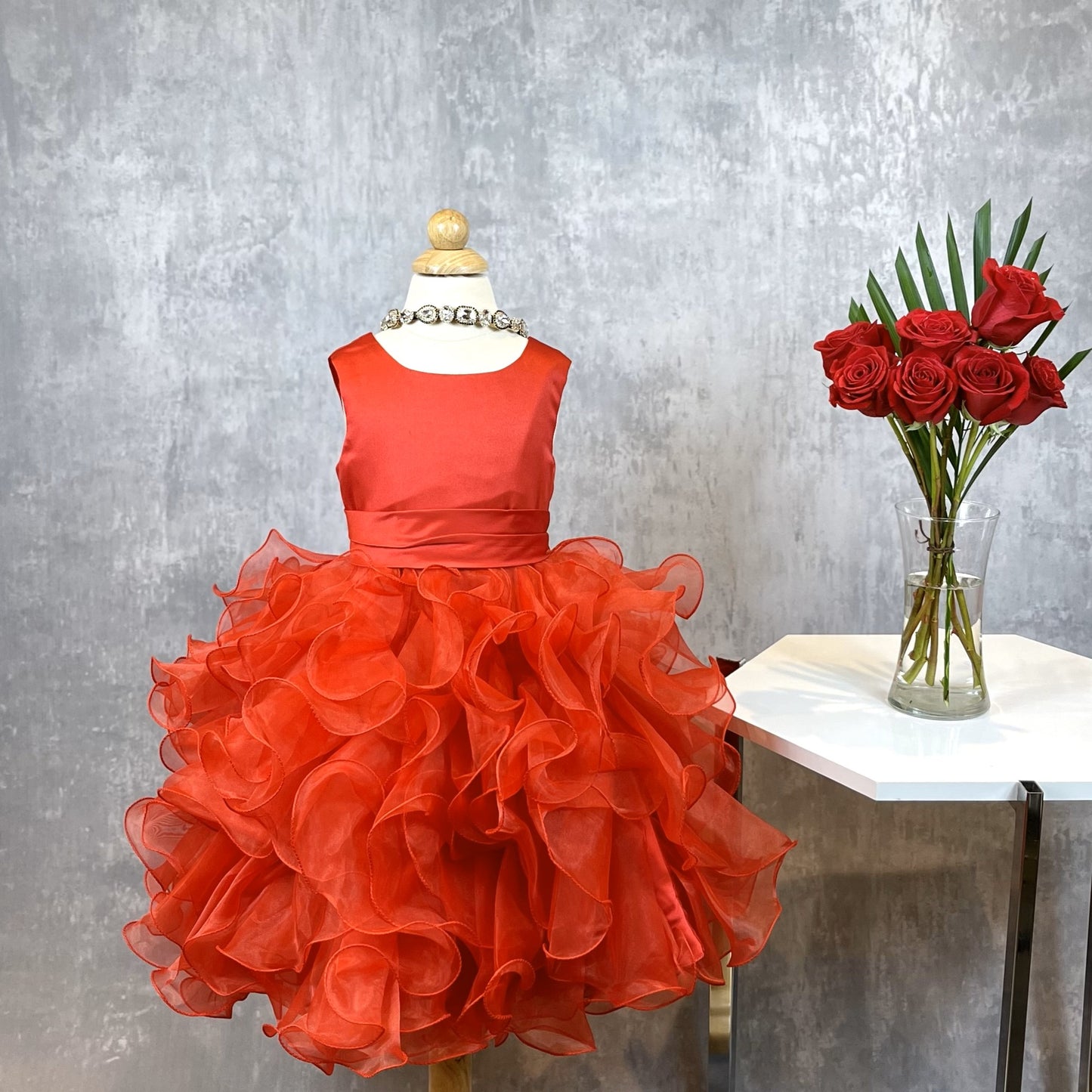 Latina Floral Organza Dress