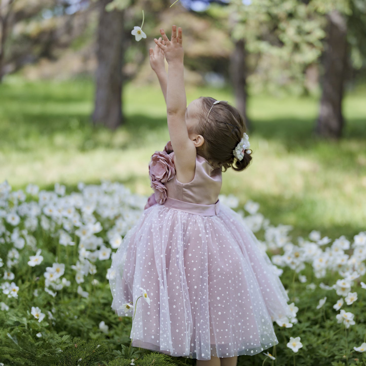 Amalfi 3D Floral Dress (As seen in British Vogue)