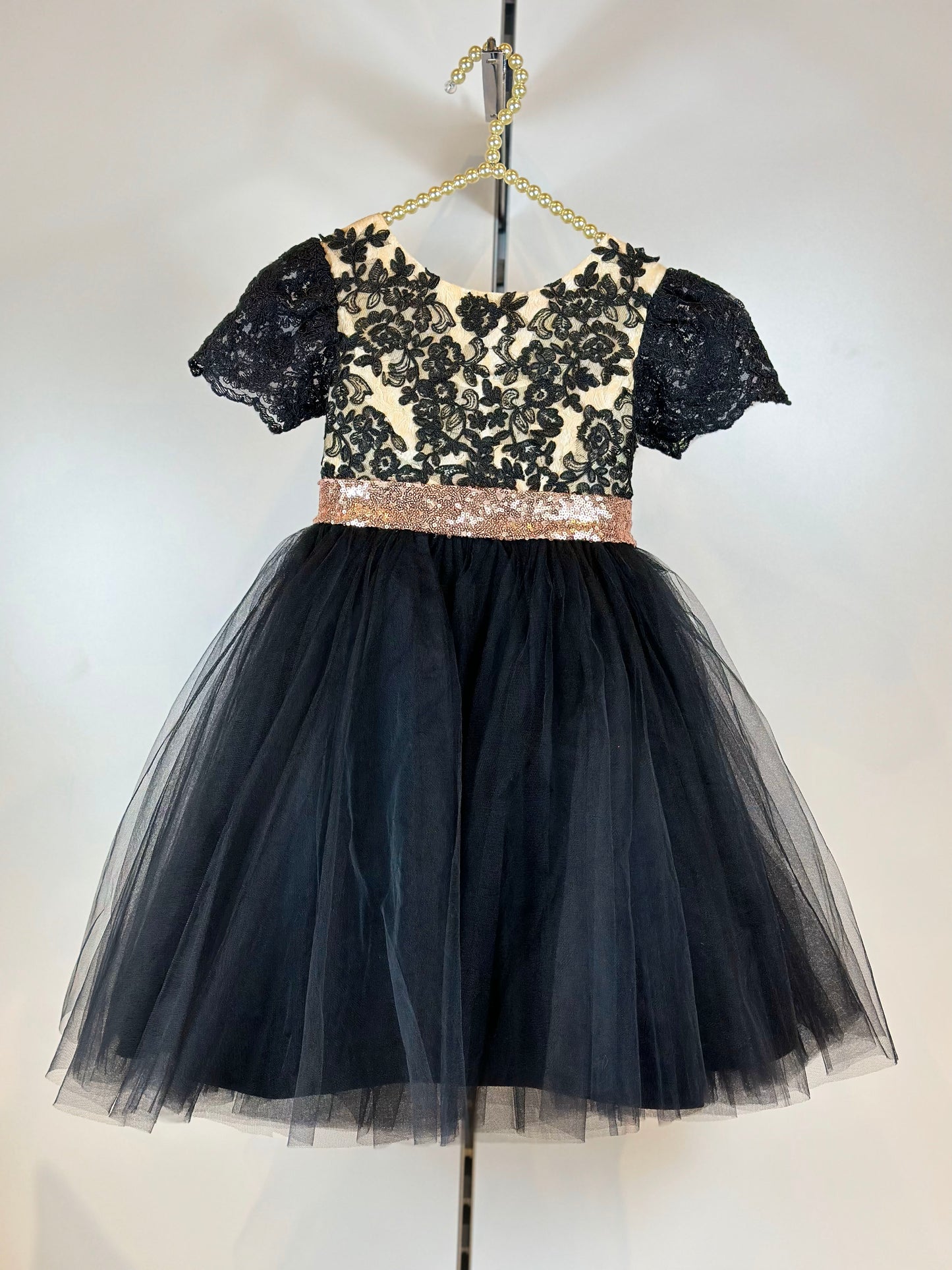 Modena Lace & Tulle Dress