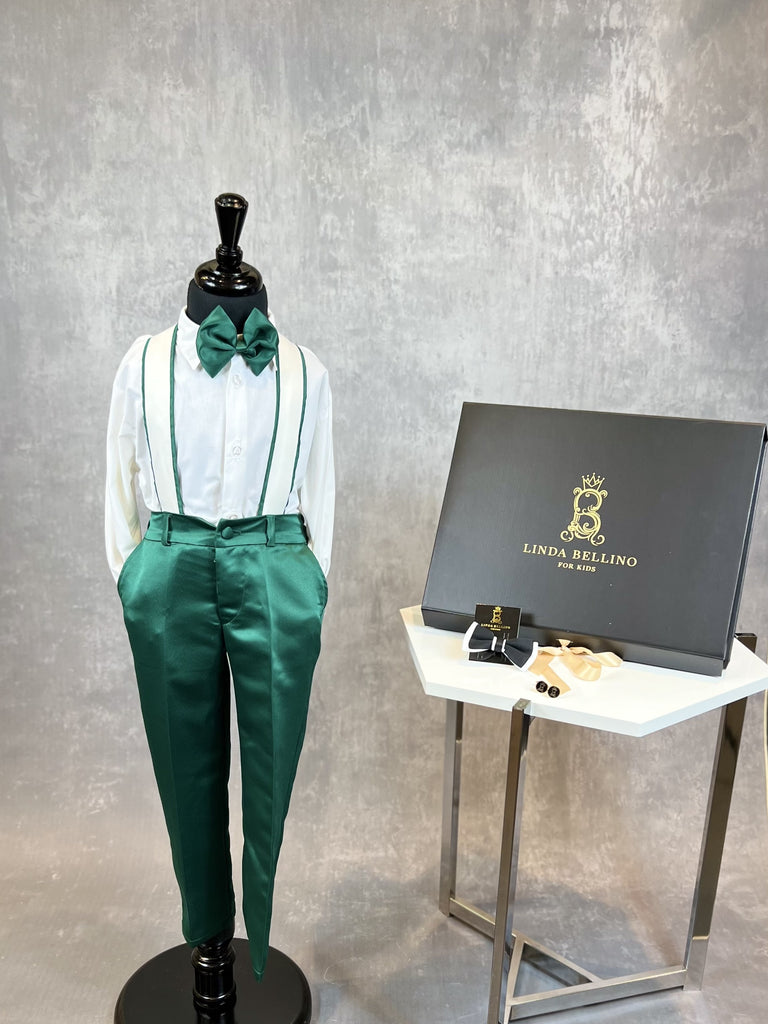 LB Creased Dress Pants - Emerald Green